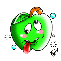 FazzinoPopArt crazy artist emoji apple Sticker