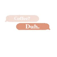 Coffee Text Sticker