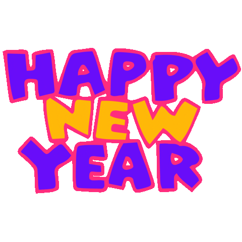 Happy New Year Animation Sticker by SHOKKA