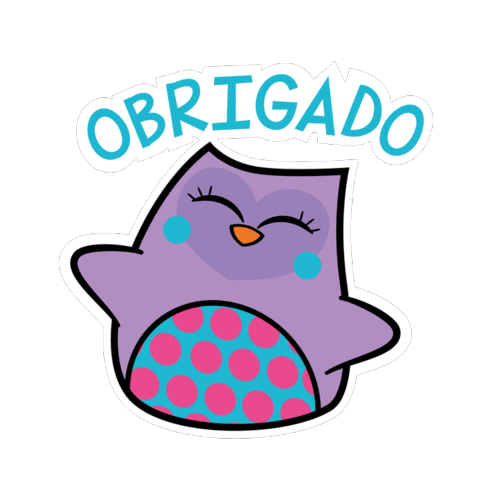 Thanks Owl Sticker by Uatt?