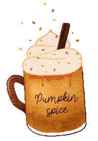 Pumpkin Spice Coffee Sticker by SoulRoboX s.r.l.