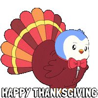 Thanksgiving Day Penguin Sticker by Pudgy Penguins