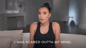 Scared Kim Kardashian GIF by HULU