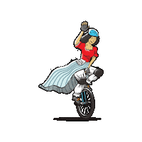 Minnesota Unicycle Sticker by VisitBemidji