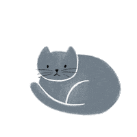 Cat Thankfulfor Sticker by Zona E Home