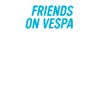 Happy Friends Sticker by Vespa