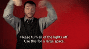sign language please turn all of the lights off GIF by Sign with Robert
