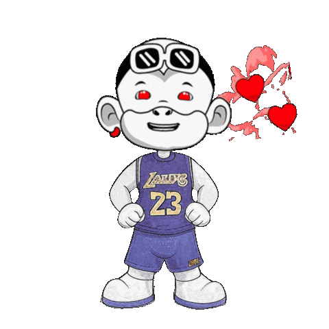 La Lakers Sticker by Zhot Shop
