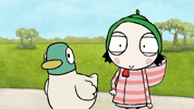Pondering Let Me Think GIF by Sarah & Duck