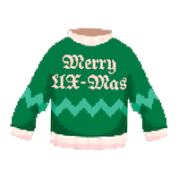 X-Mas Ux Sticker by Adeliom