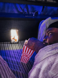 Tea Popcorn GIF