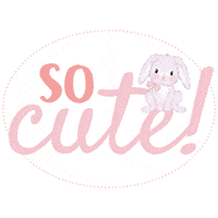Pink Bunny Sticker by Live Sweet