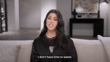 Kourtney Kardashian No Time To Waste GIF by HULU
