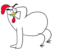 Dance Chicken GIF by happydog