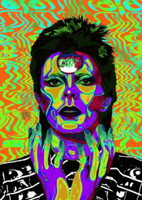 David Bowie Rock GIF by Dave Bell