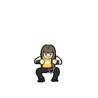 Jump Lisa Sticker