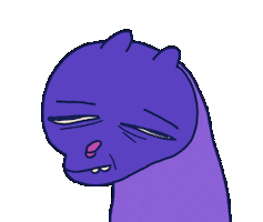 Sleepy Cat Sticker by Mekamee