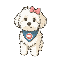 Dog Puppy Sticker by UIC EIEP
