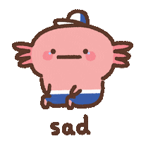 Sad Miss You Sticker by Simian Reflux