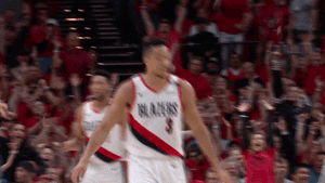 High Five Lets Go GIF by NBA