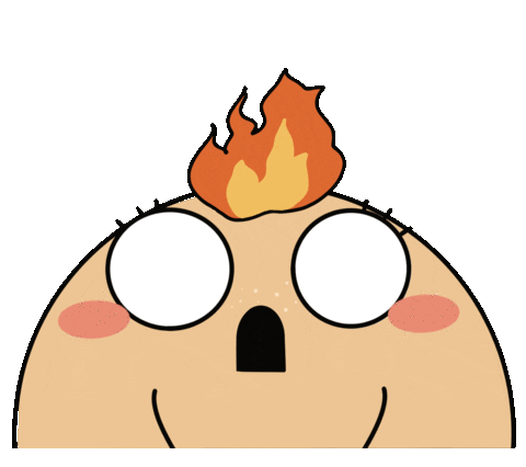 Fire Omg Sticker by Sourbombe