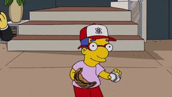 The Simpsons Baseball GIF by AniDom
