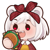 Hamburger Eat Sticker