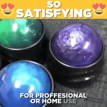 SmartyZebra giphygifmaker massage roller ball GIF
