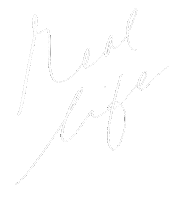 Real Life Typography Sticker by Nat Fleitas