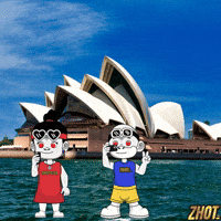 Opera House Aussie Pride GIF by Zhotcita