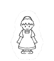 MonnieBiloney girl celebrate yay clap Sticker