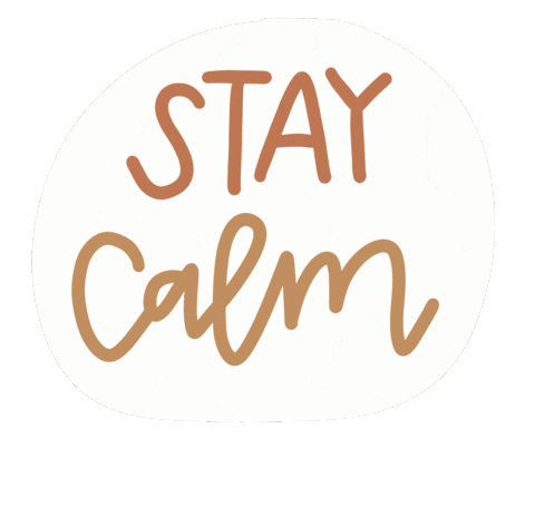 Stay Calm Be Kind Sticker