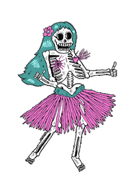 Halloween Skull Sticker by wolfmask