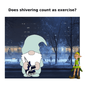 Ice Skating Snow GIF