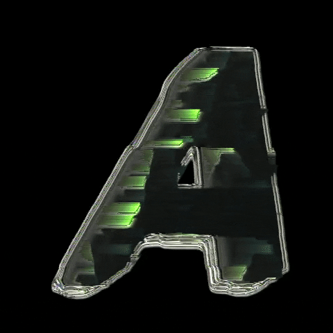 Glitch Alphabet GIF by #BASILIO