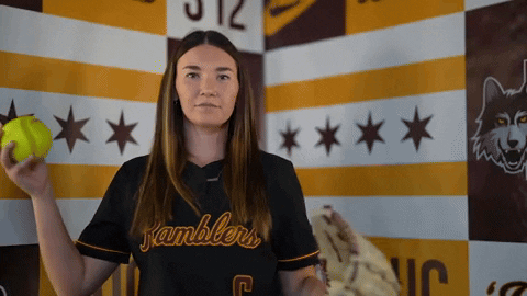 Loyola Softball GIF by LoyolaRamblers