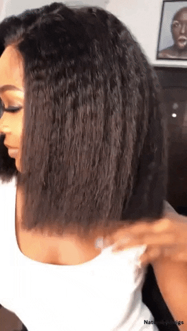 Black Girl Smile GIF by Natural Girl Wigs