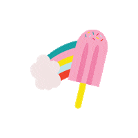 Happy Ice Cream Sticker