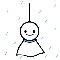 sunny day rain Sticker by Shiny bear