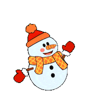 Christmas Snow Sticker by Tiny Minies