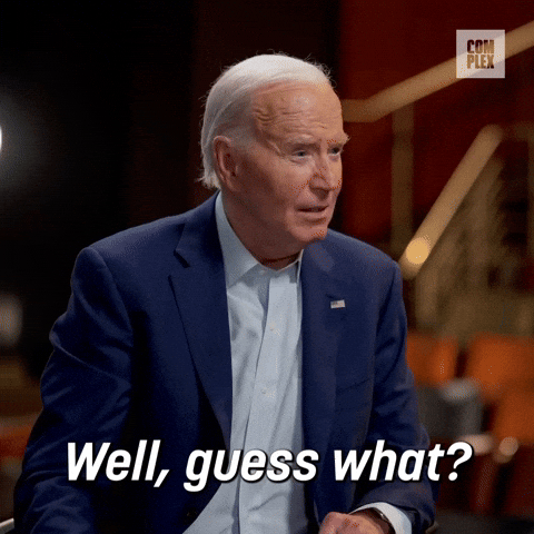 Joe Biden Soft Landing GIF by Complex