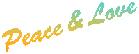 Peace And Love Rainbow Sticker by Free & Easy