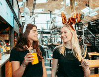 MOUT bunny cafe bar easter GIF