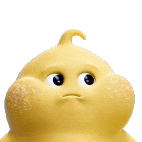 Suspicious 3D Sticker by Butter baby