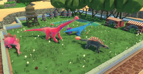 Video Games Dinosaur GIF by Washbear Studio