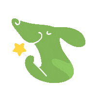Dog Star Sticker