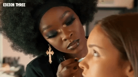 Glow Up Make-Up GIF by BBC Three