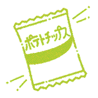 お菓子 おやつ Sticker by Calbee_jp
