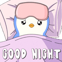 Tired Good Night GIF by Pudgy Penguins