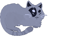 MaxKrug cat kitty sushi nom Sticker